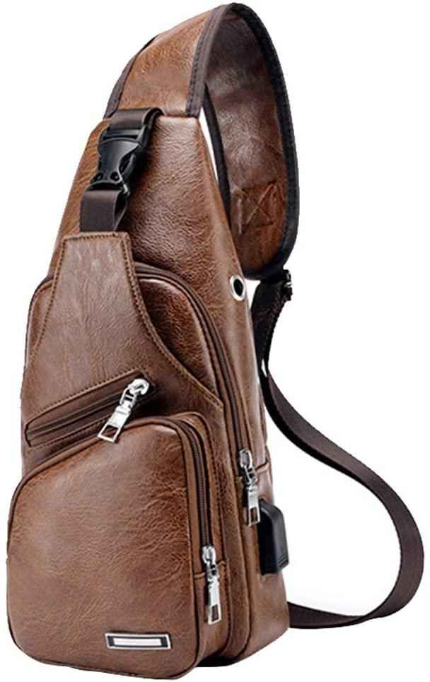 FR Fashion Co. Luxury Leather Crossbody Sling Bag