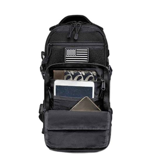 FR Fashion Co. 25L Hidden Phone Tactical Sling Backpack