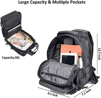 FR Fashion Co. MOLLE Tactical Crossbody Sling Bag