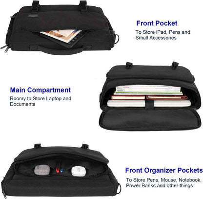 FR Fashion Co. 15.6" Men's Padded Laptop Compartment Messenger Bag