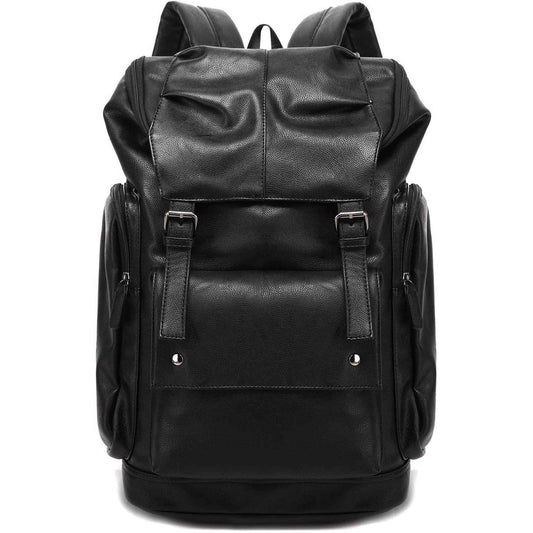 FR Fashion Co. Men's 17" Leather Laptop Backpack