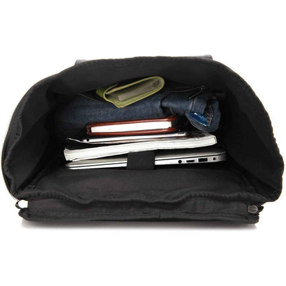FR Fashion Co. Men's 17" Leather Laptop Backpack