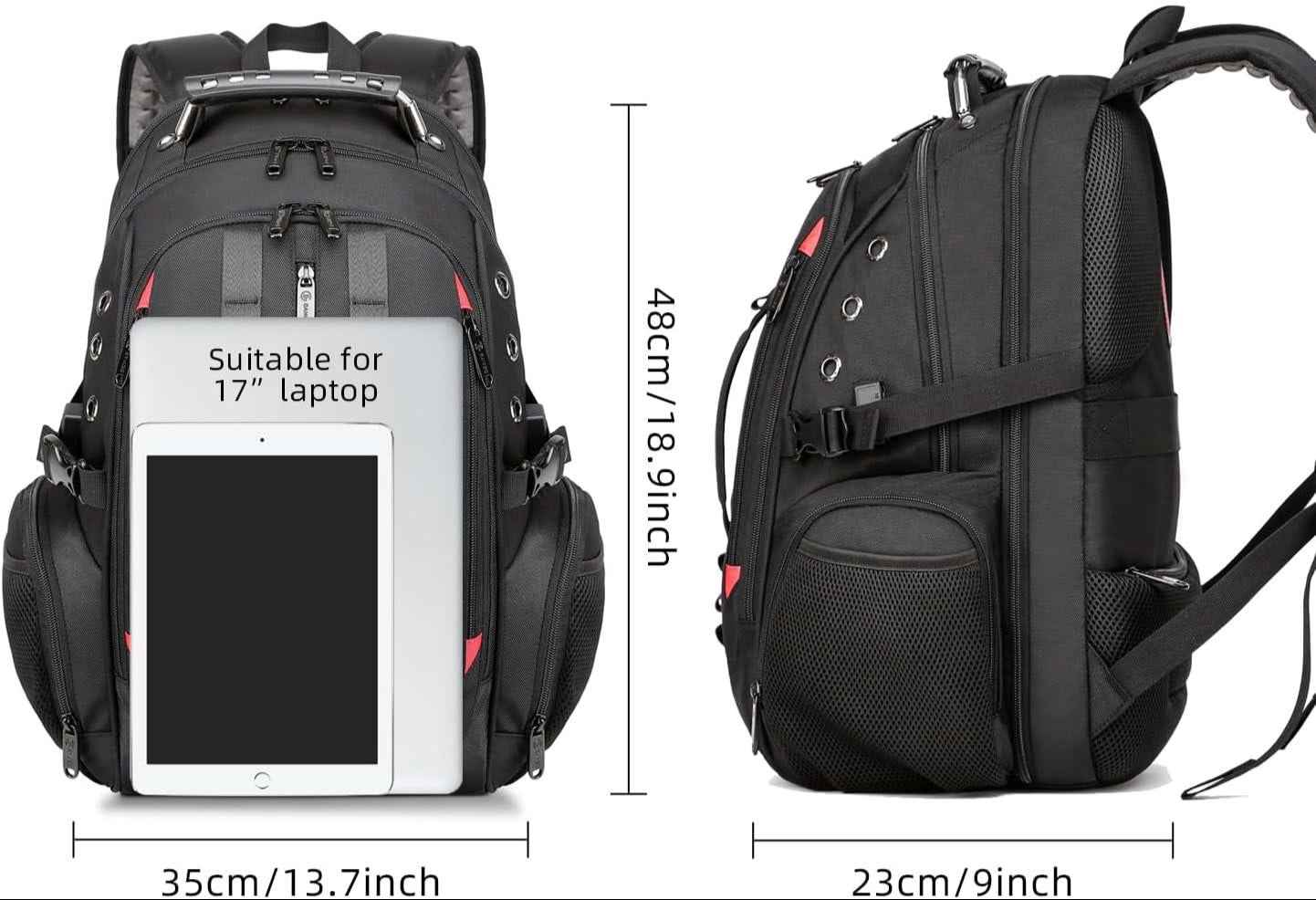 FR Fashion Co. 20" XL Heavy Duty Travel Backpack
