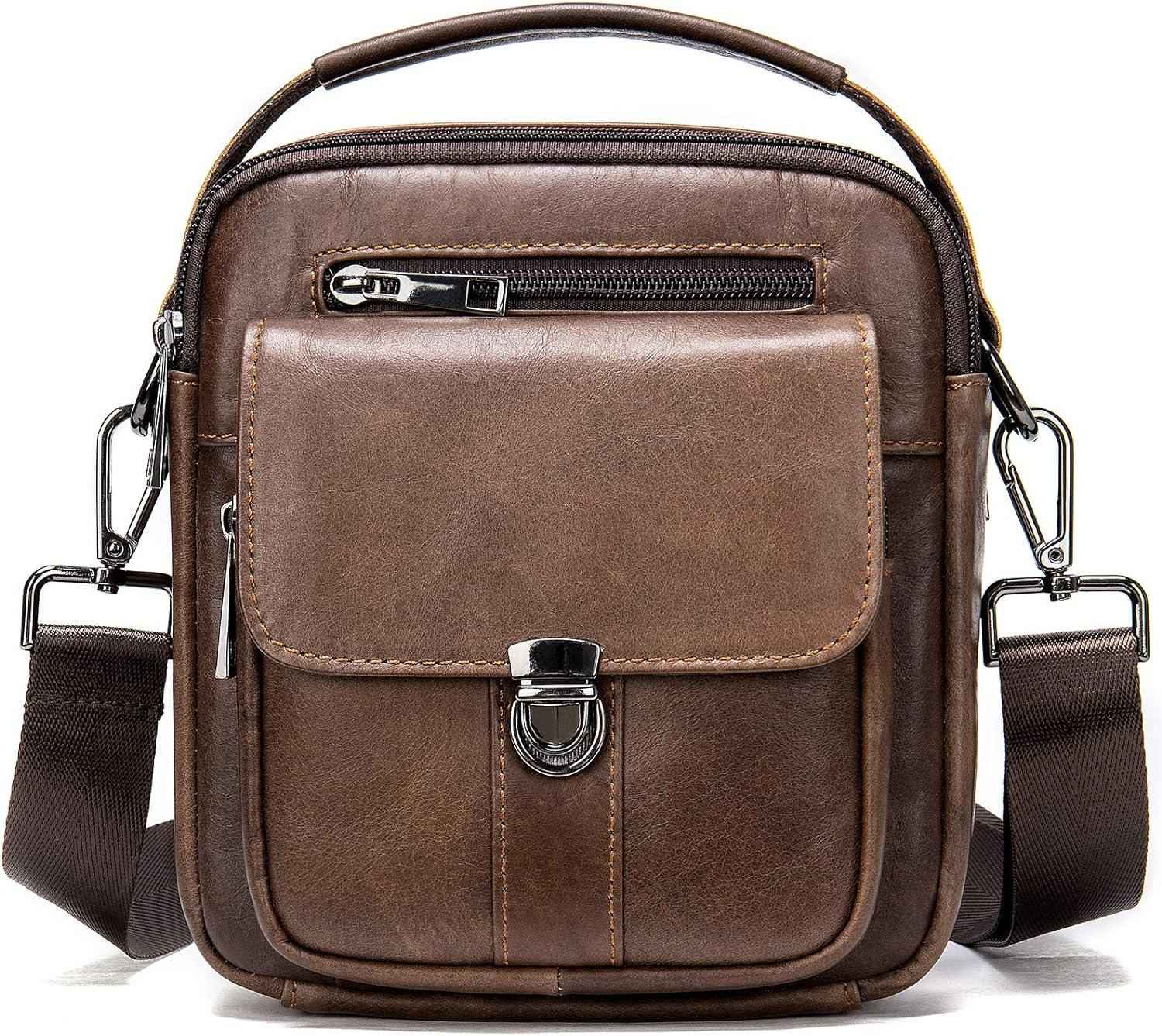 FR Fashion Co. Mini Genuine Leather Crossbody Chest Bag