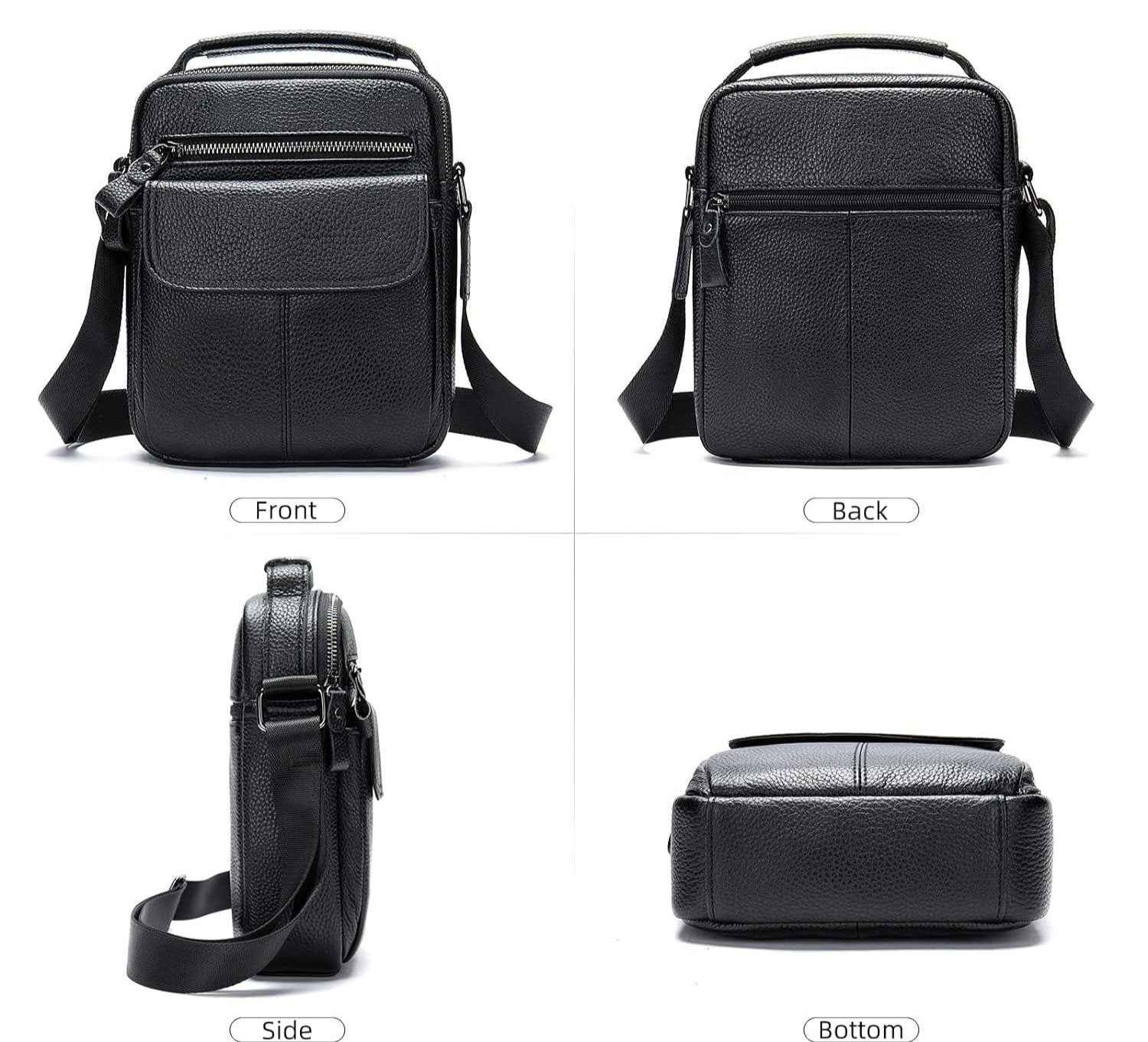 FR Fashion Co. Mini Genuine Leather Messenger and Shoulder Bag