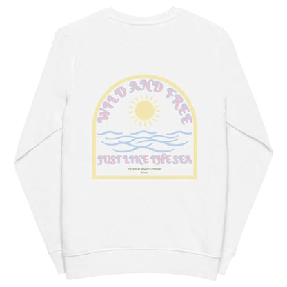 Women's Wild and Free organic sweatshirt - Solstik