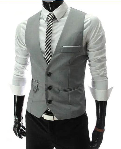 Men's Slim Fit Business Casual Vest - Solstik