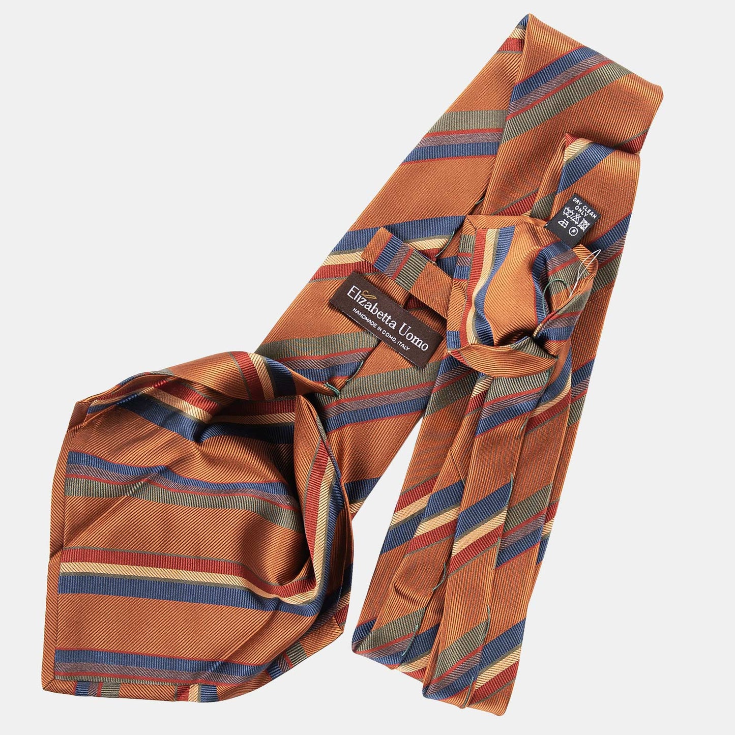 Battisti - Silk Jacquard Tie - Ginger - Solstik