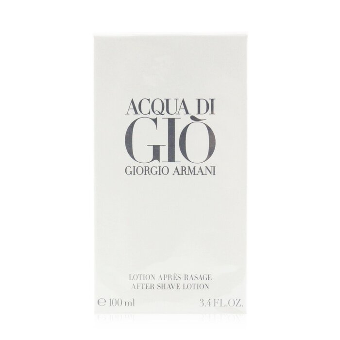 Giorgio Armani Acqua Di Gio after shave lotion 100ml white packaging for men