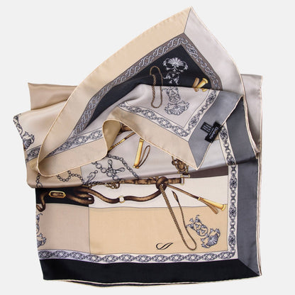 Gabriella - Silk Foulard - Hazelnut - Solstik