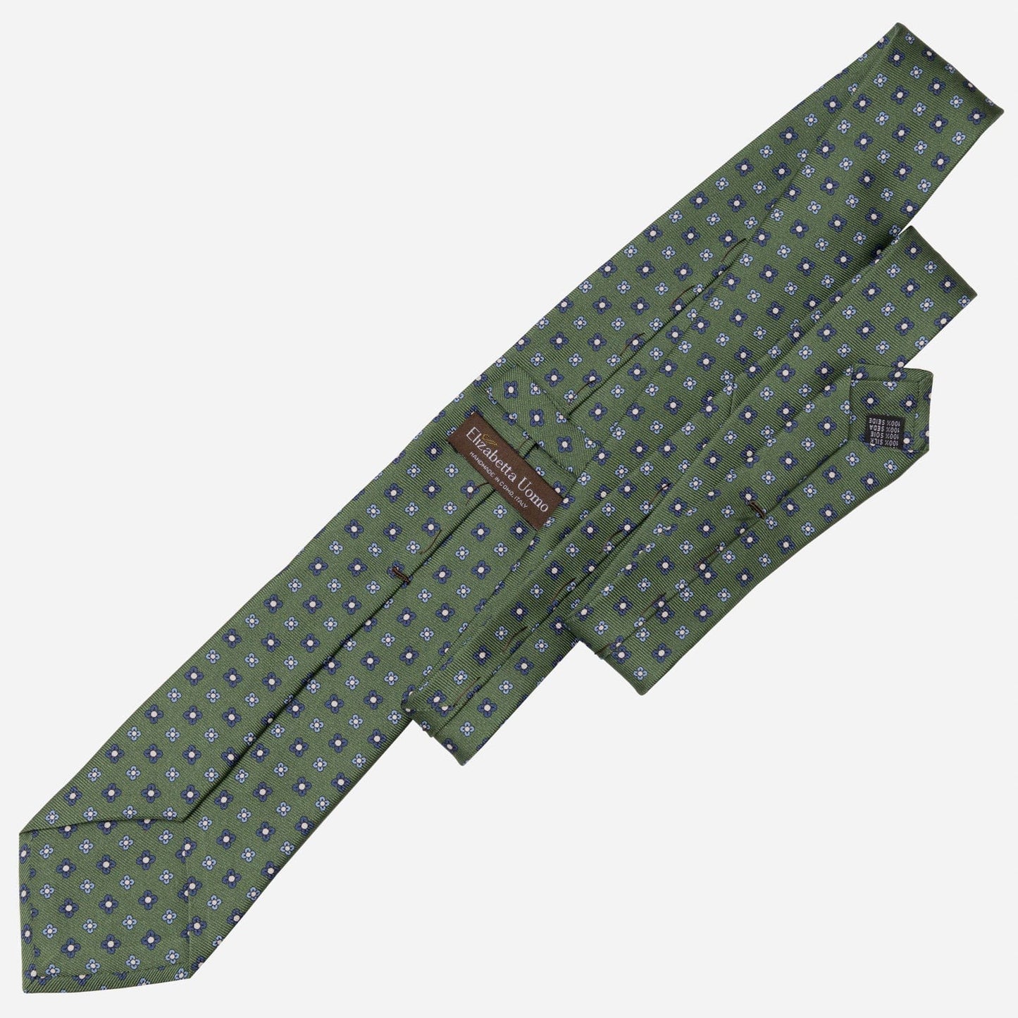 Siracusa - Printed Silk Tie - Green - Solstik