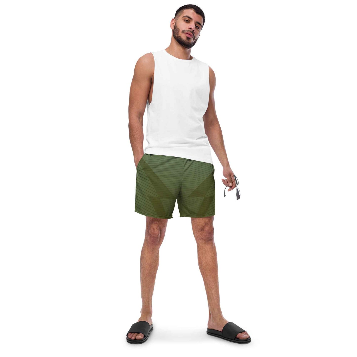 Green Swim Trunks