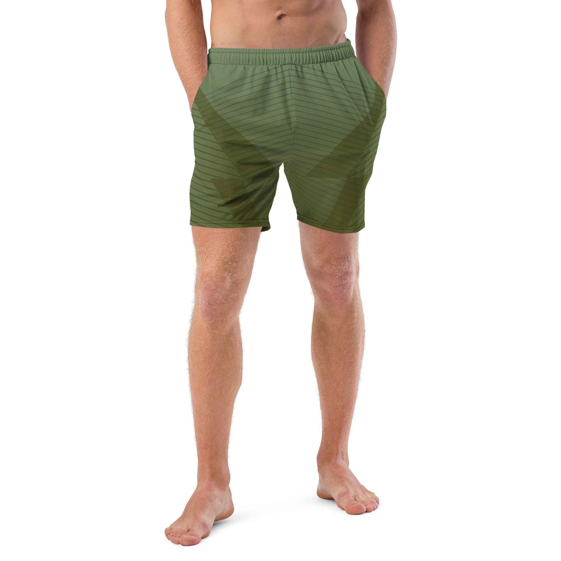 Green Swim Trunks