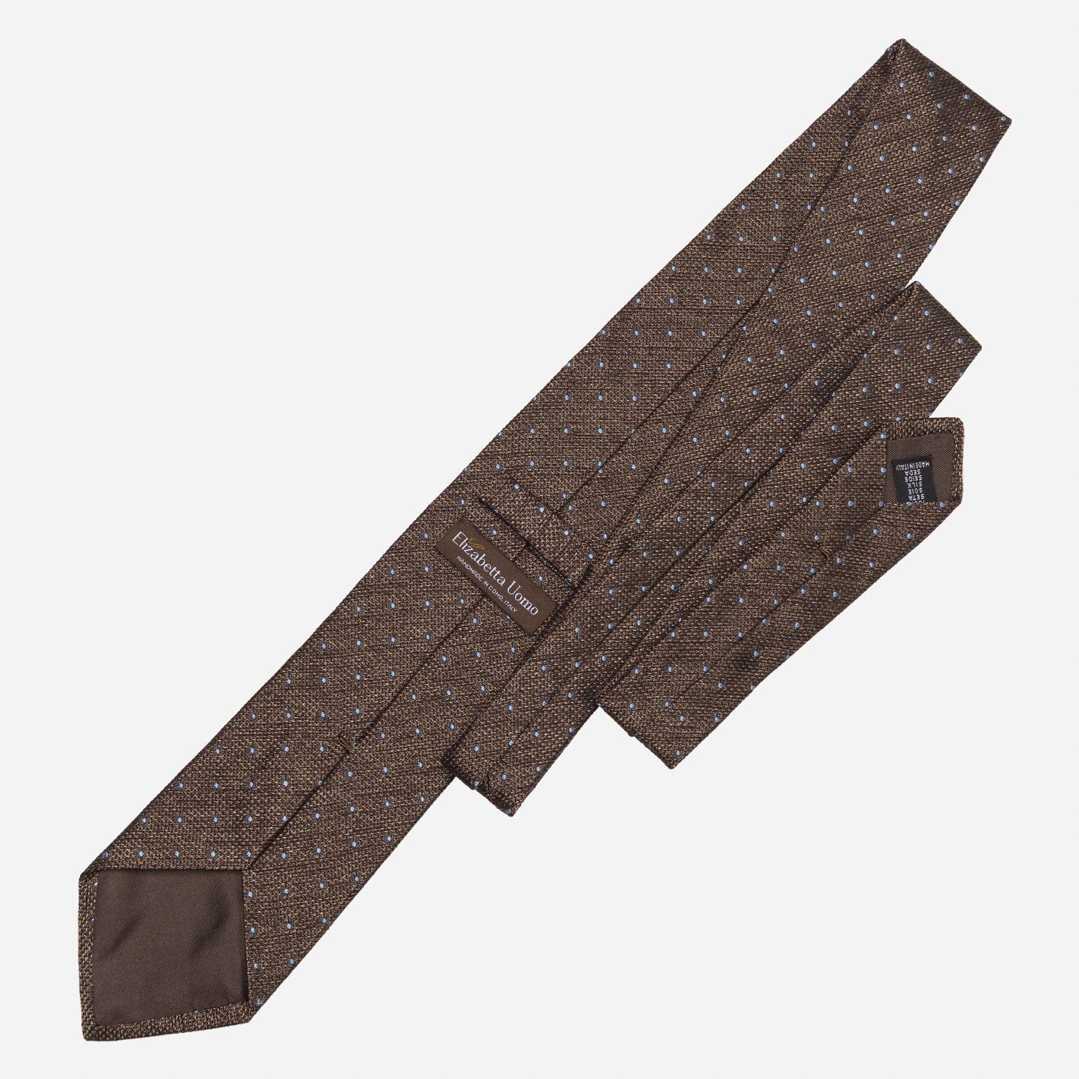 Mattei - Silk Grenadine Tie - Brown - Solstik