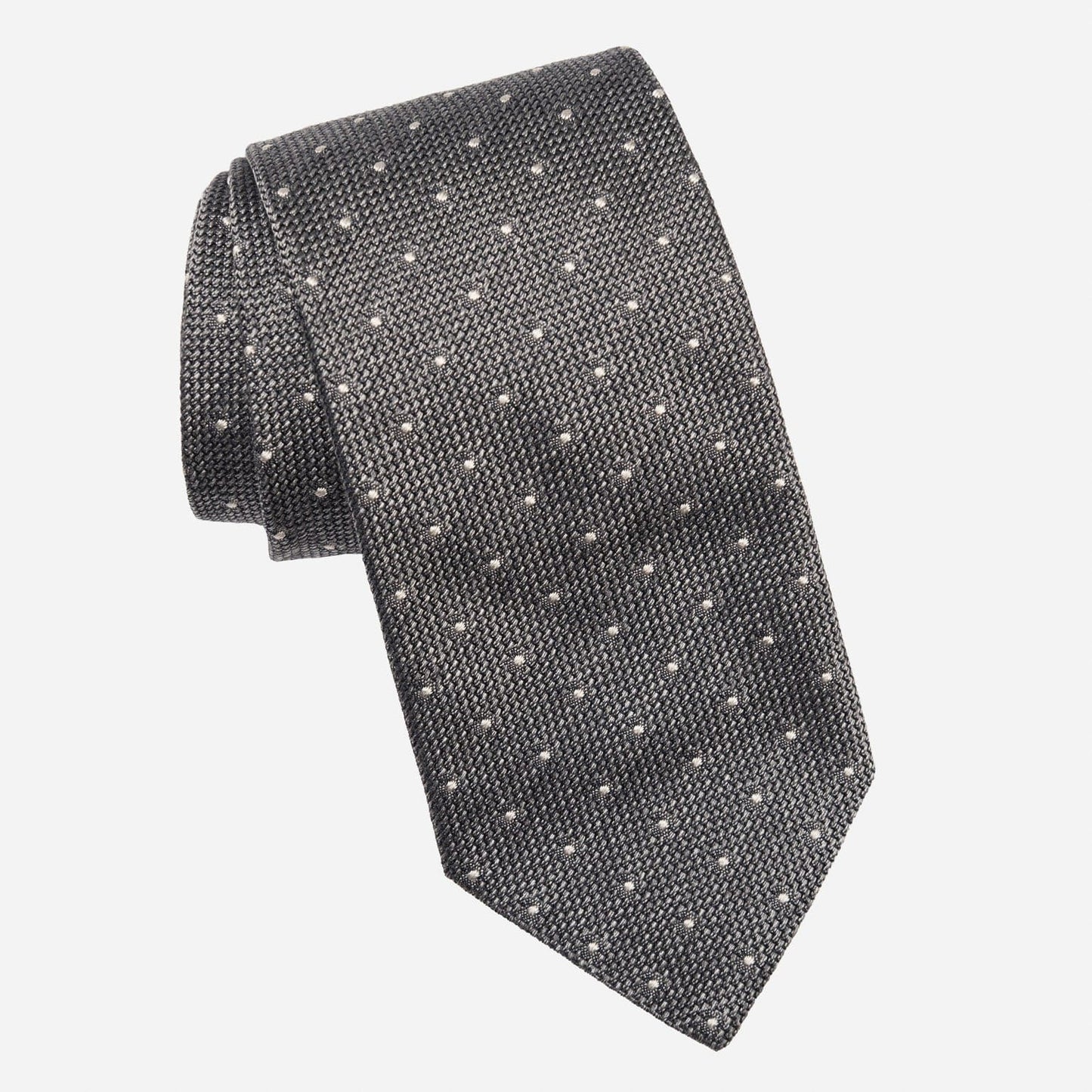 Mattei - Silk Grenadine Tie - Grey - Solstik