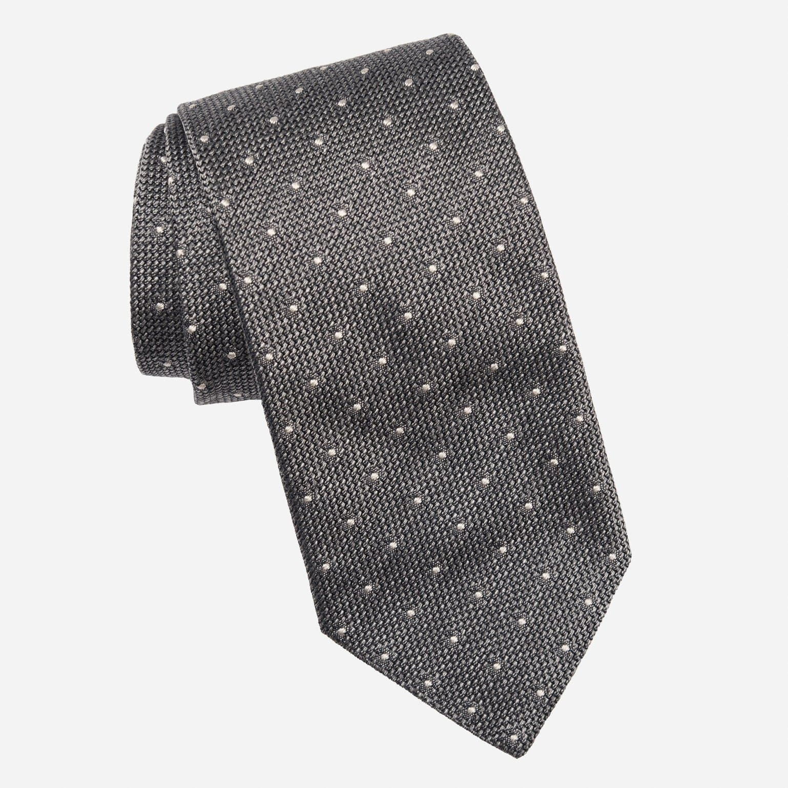 Mattei - Silk Grenadine Tie - Grey - Solstik