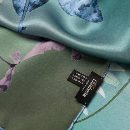 Cristina - Silk Foulard - Laurel Green - Solstik