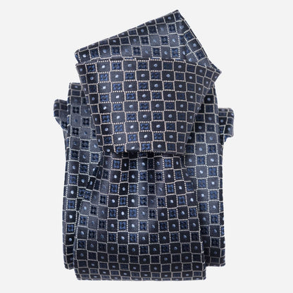 Ravenna - Silk Jacquard Tie - Blue - Solstik