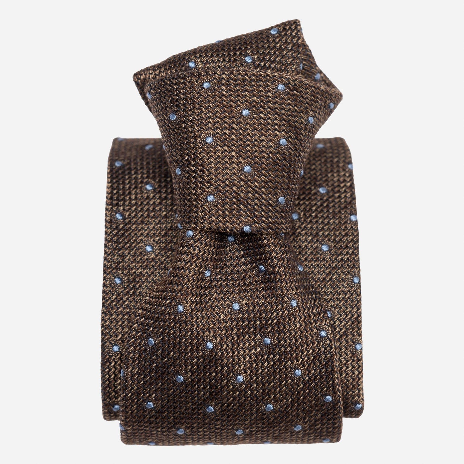 Mattei - Silk Grenadine Tie - Brown - Solstik