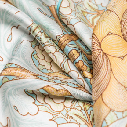 Londra - Silk Pocket Square - Aqua - Solstik