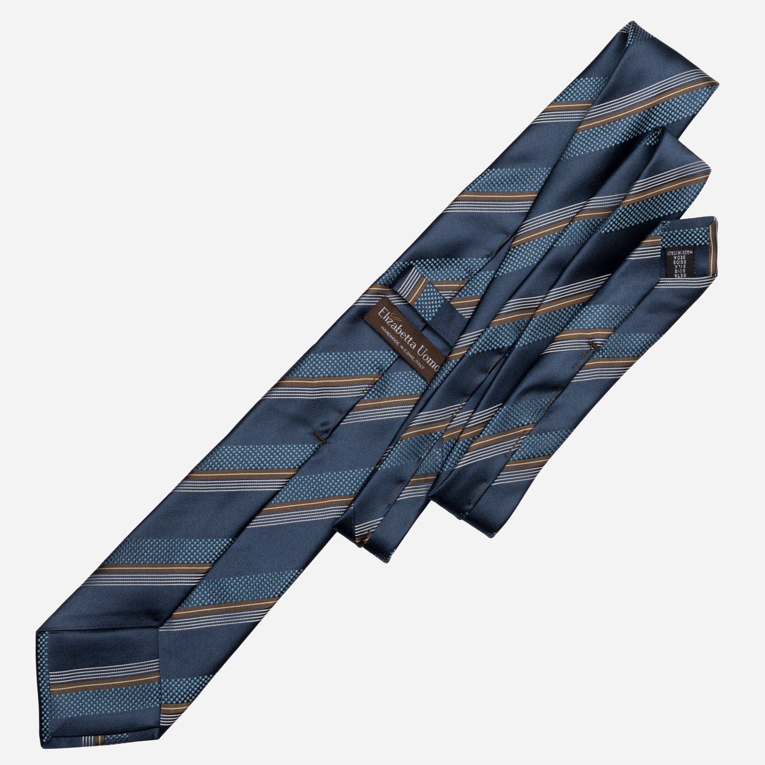 Corso - Silk Jacquard Tie - Petrol Blue - Solstik