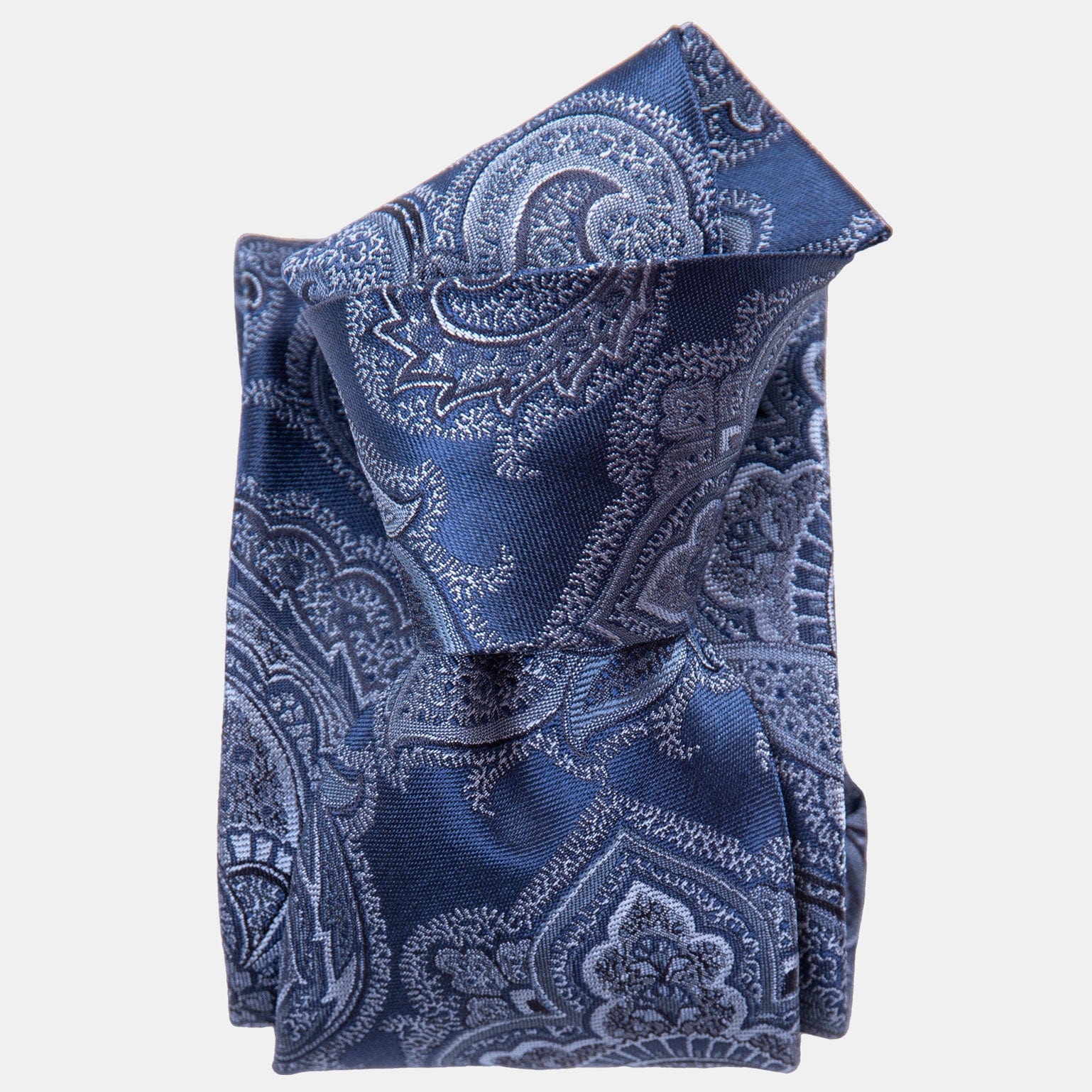 Cortina - Silk Jacquard Tie - Royal Blue - Solstik