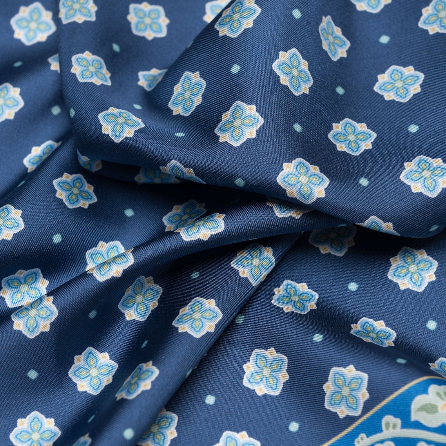 Ducati - Silk Neckerchief - Marine Blue - Solstik