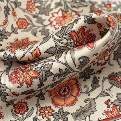 Carrara - Silk Neckerchief - Rosewood - Solstik
