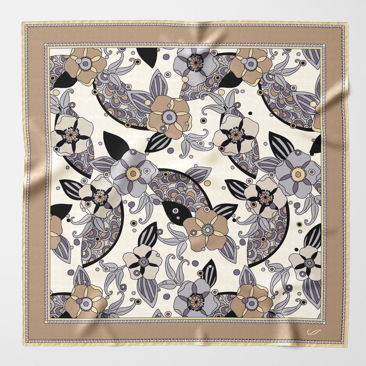 Martino - Silk Pocket Square - Sand - Solstik