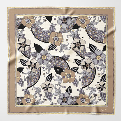 Martino - Silk Pocket Square - Sand - Solstik