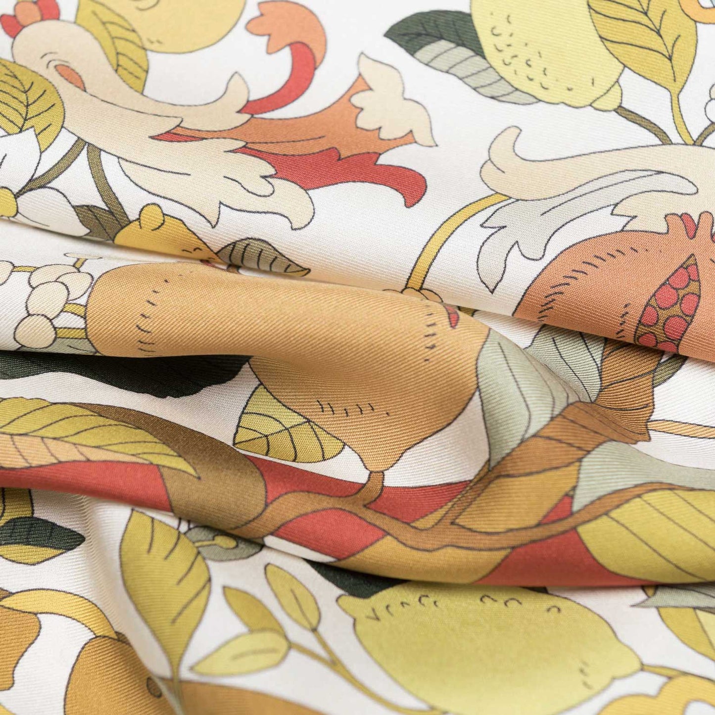 Anthea - Silk Foulard - Ivory - Solstik