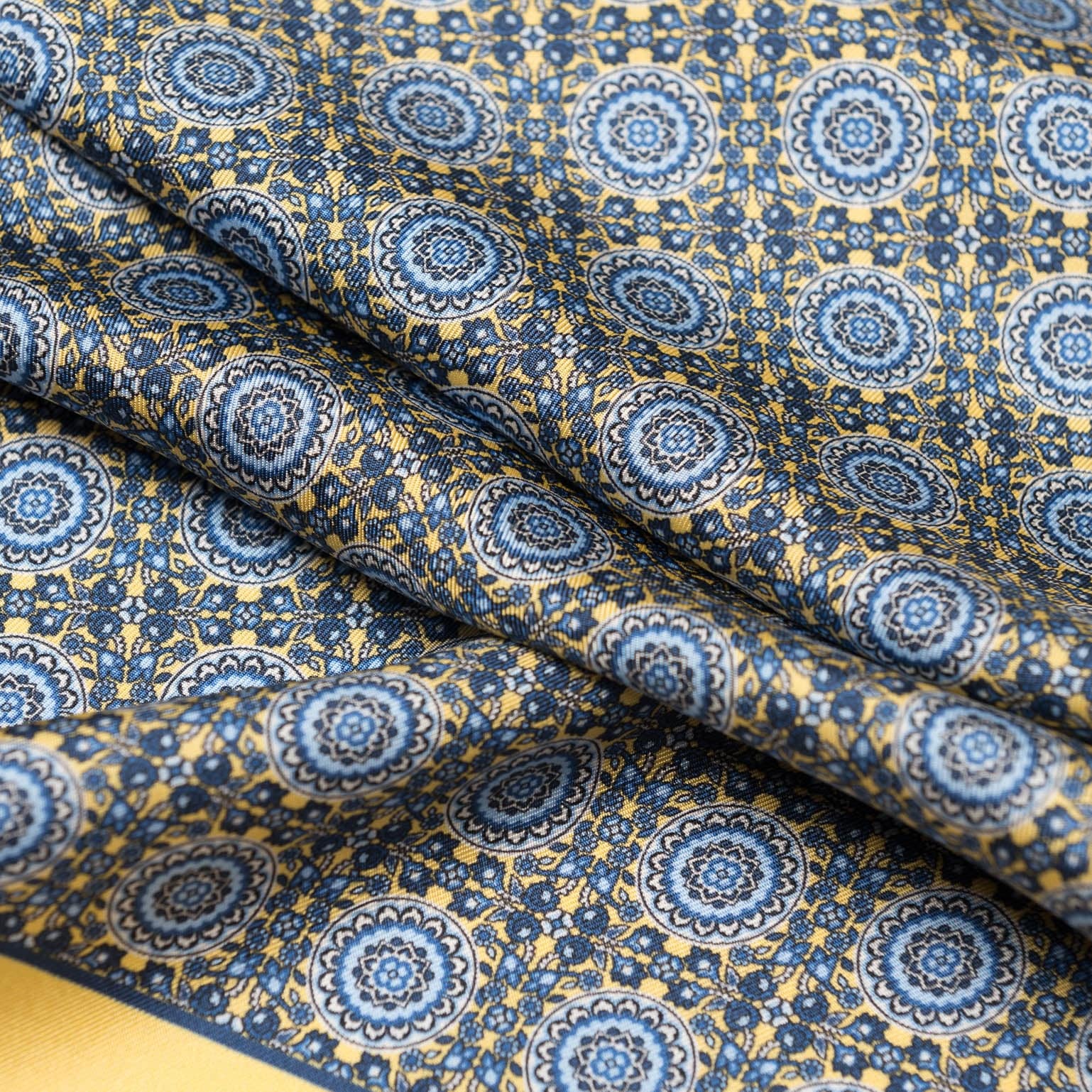 Lucca - Silk Neckerchief - Yellow - Solstik