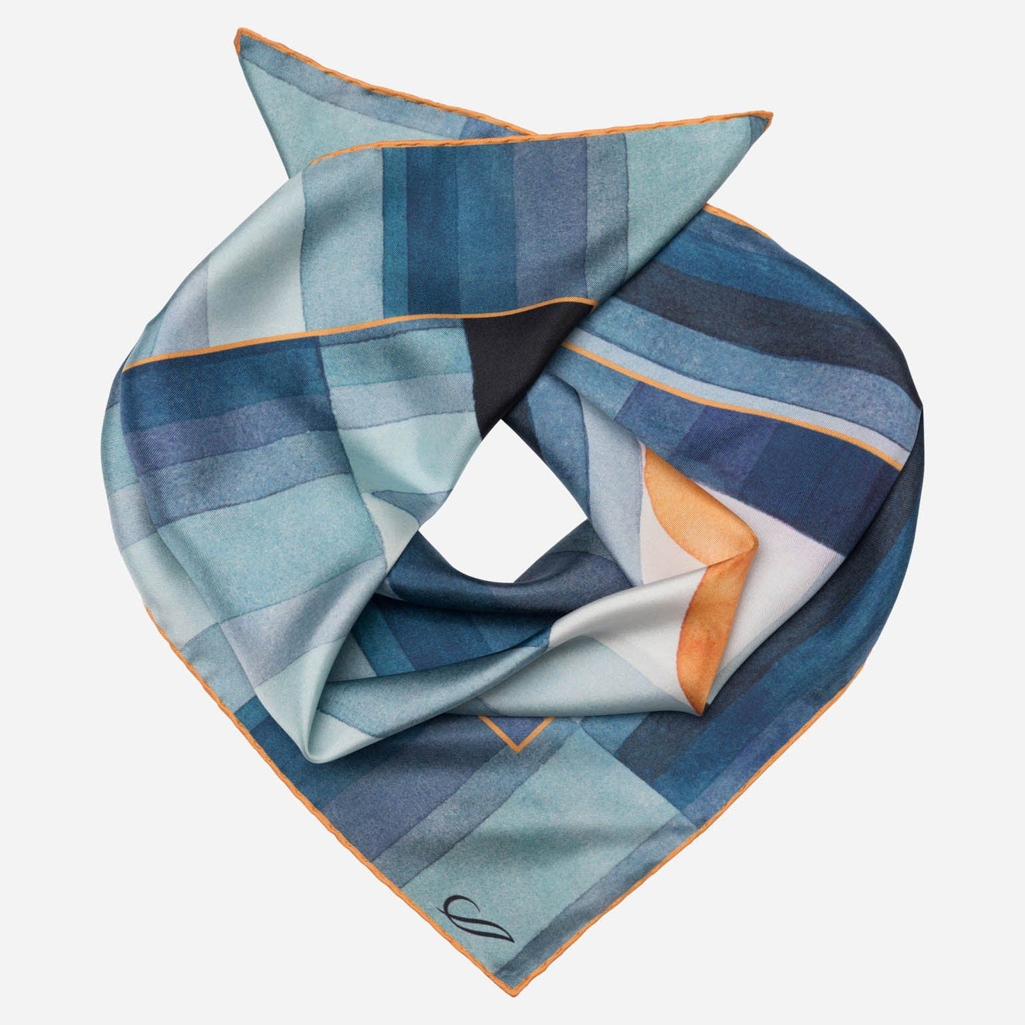 The Harbinger of Autumn - Silk Neckerchief - Solstik