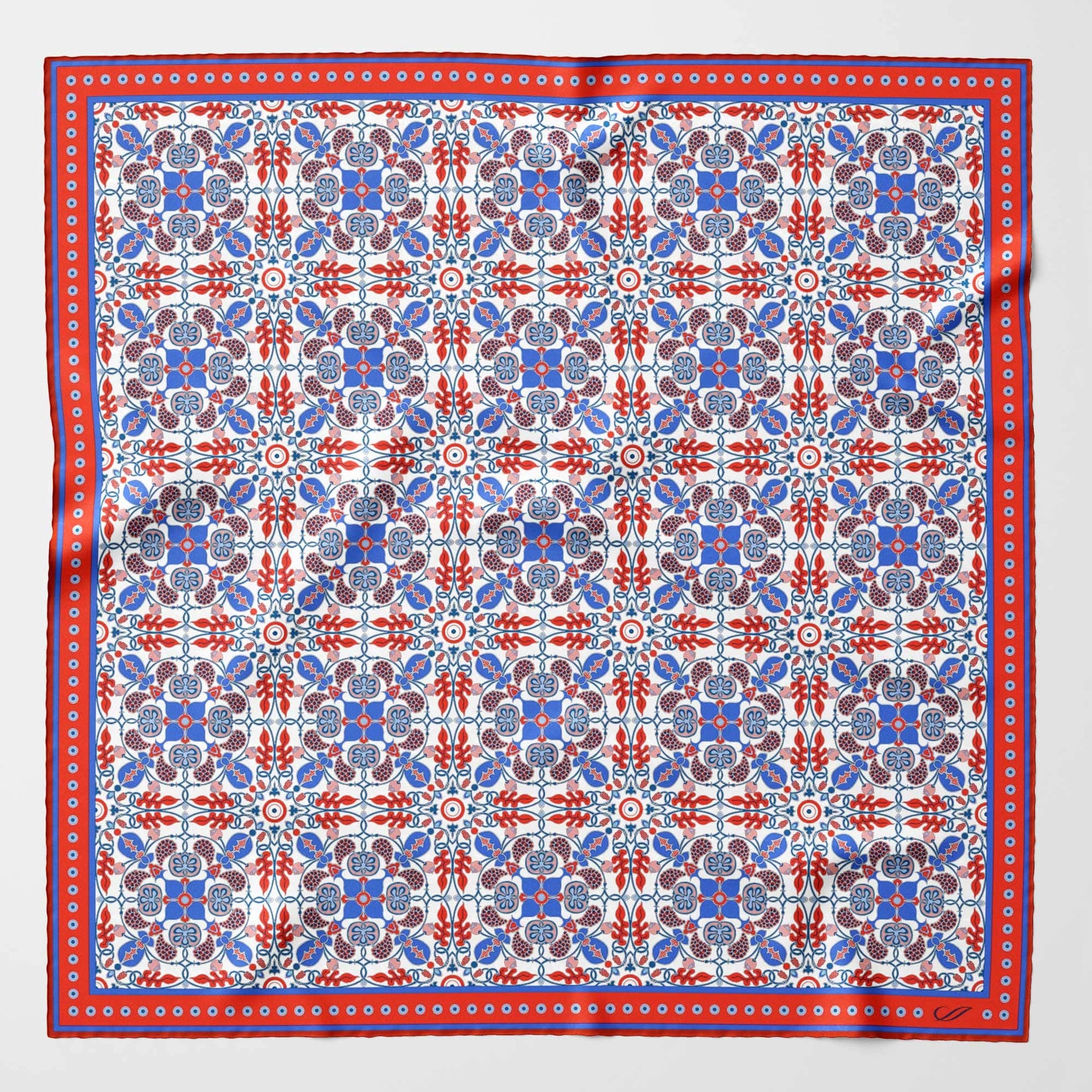 Barbaresco - Silk Neckerchief - Red - Solstik