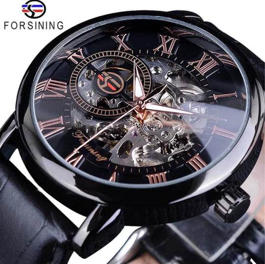 Gent's Precision Crafted Skeleton Watch - Solstik