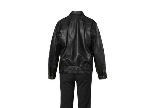 Handmade Professional Pilot Uniform Leather Jacket Real Leather with Epaulettes for Women