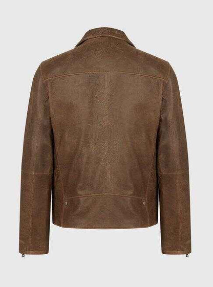 Handmade Belted Biker Jacket