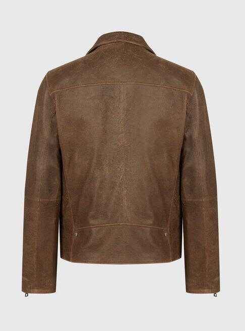 Handmade Belted Biker Jacket