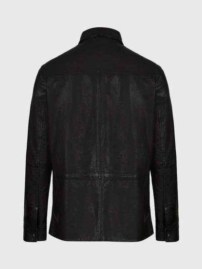 Handmade  Lionelo leather shirt jacket