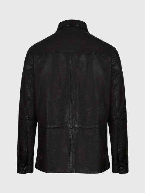 Handmade  Lionelo leather shirt jacket