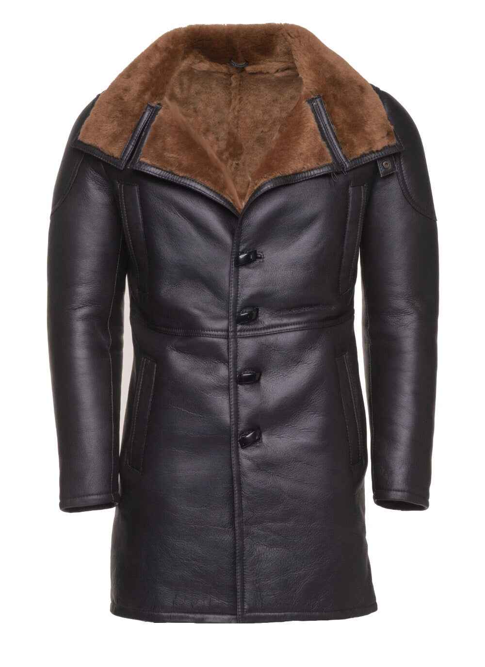 Handmade  Shearling Coat Inspired By Ryan Gosling's Blade Runner 2049 Trench Coat