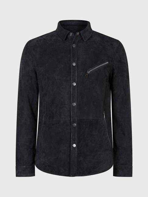 Handmade Ox and Bulls Suede Shirt Jacket