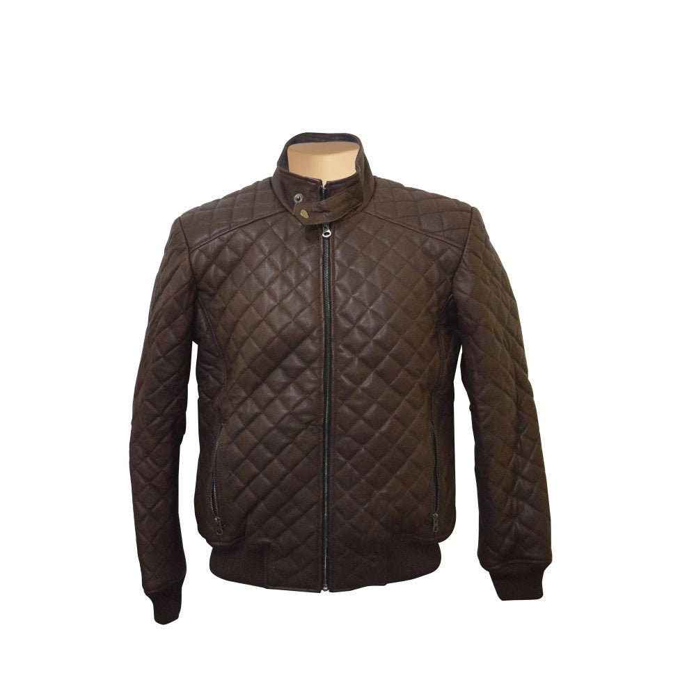 Handmade Edmund's Brown Checkered Jacket