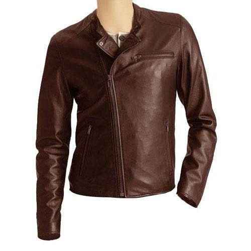 Handmade Tan Brown Stylish Leather Jacket