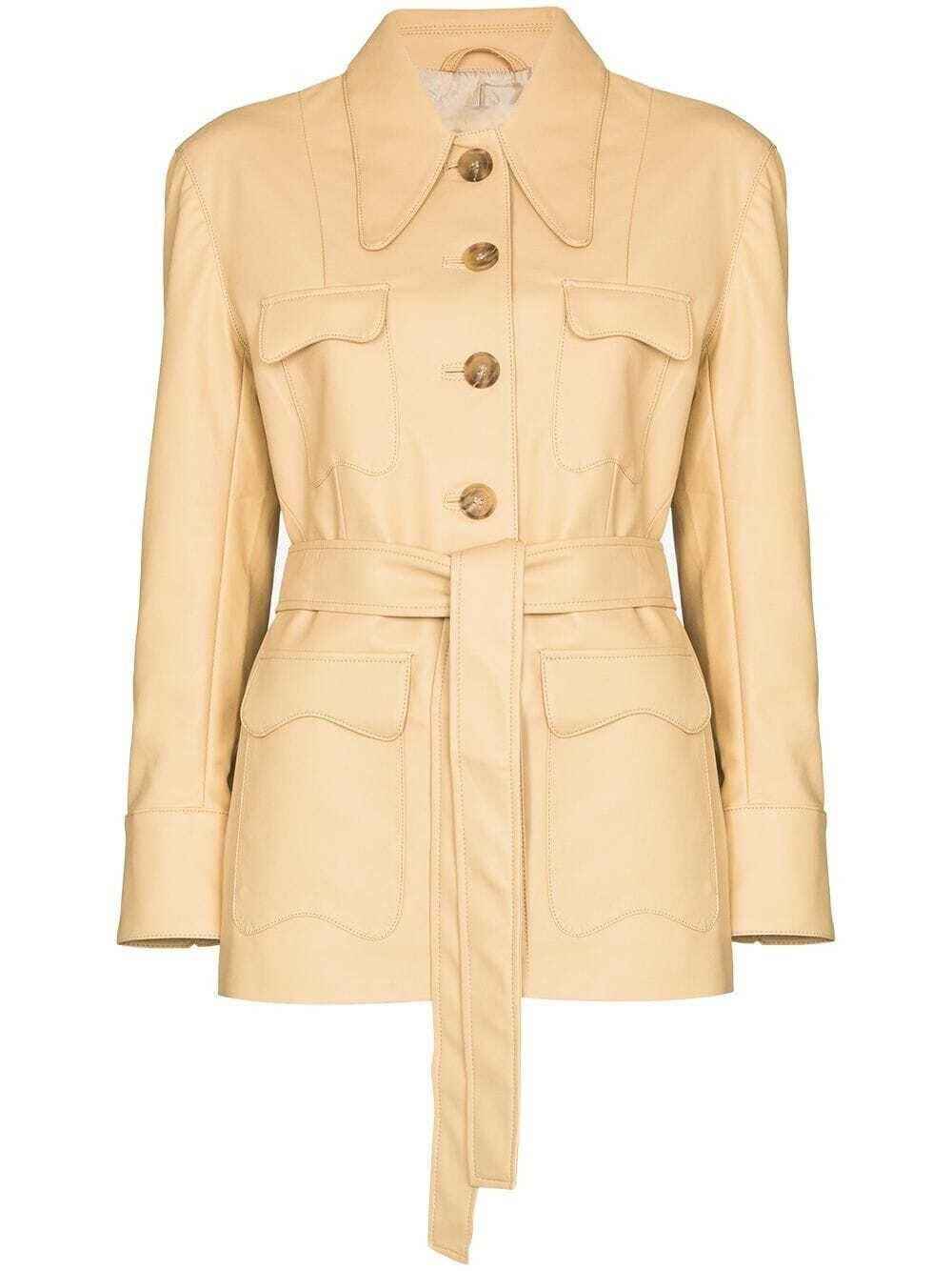 Handmade Felix Belted Single-Breasted Jacket