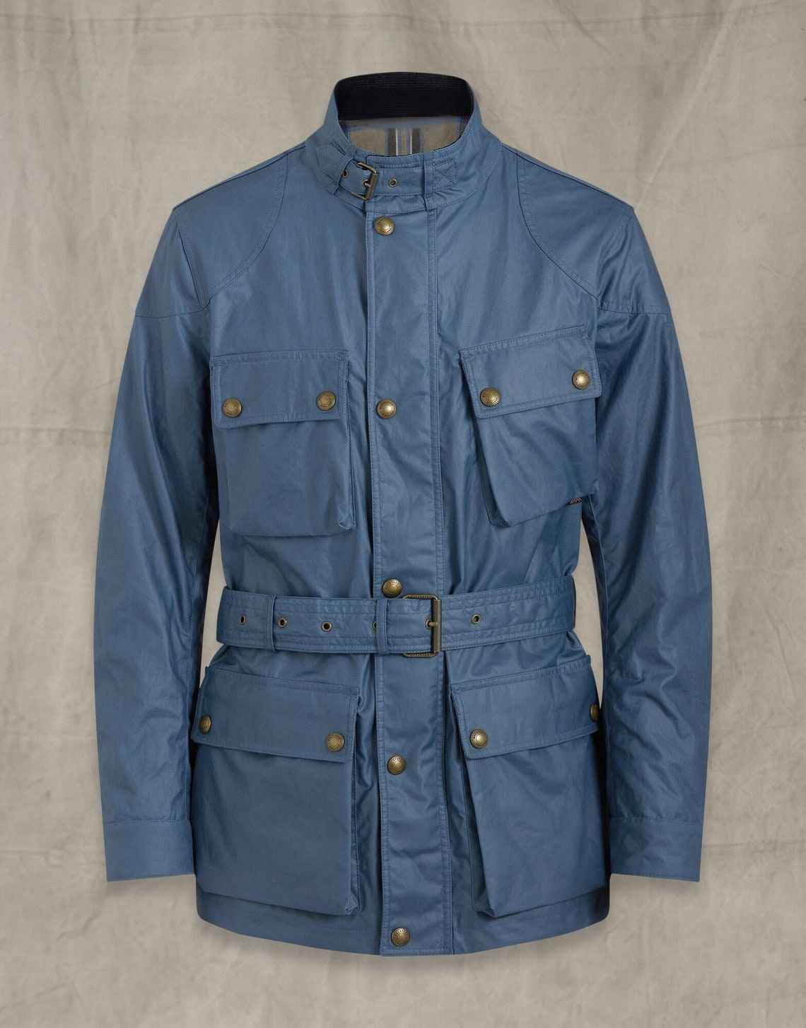 Handmade  Trialmaster Waxed Leather Jacket for Men