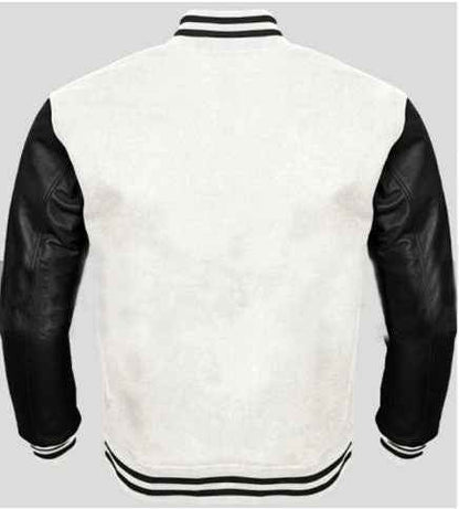 Handmade Baseball Varsity Multi-color Wool Varsity Letterman Bomber Jacket