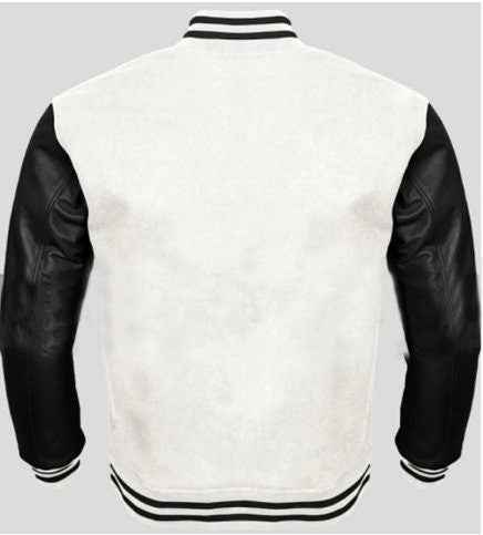 Handmade Baseball Varsity Multi-color Wool Varsity Letterman Bomber Jacket