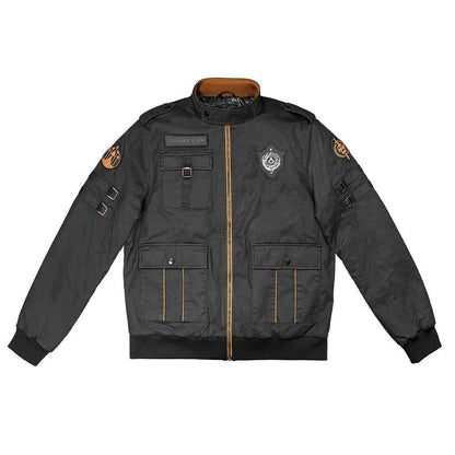 Handmade Destiny 2 Root Of Nightmares Grey Bomber Raid Jacket for Cosplay Comic con