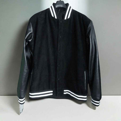 Handmade Love is Love LGBTQ Varsity Jacket With Leather Sleeves! "Pride Jacket"- A LGBTQ Handmade Leather Jacket Celebrating Diversity
